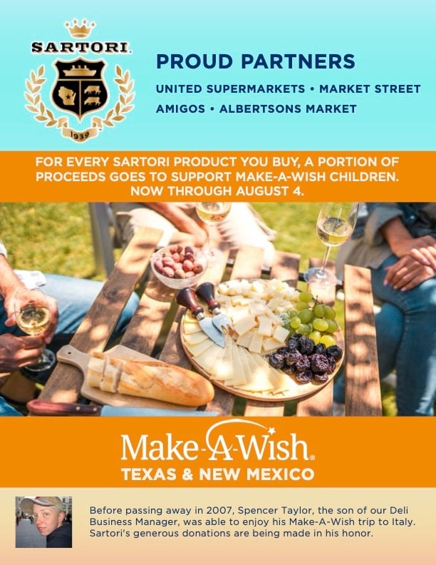 Sartori, United Family & MakeAWish